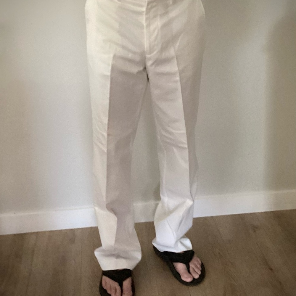 Tommy Hilfiger White Dress Pants Elegant Design